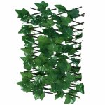 Cl�ture de cl�ture en lierre artificiel, ecran de confidentialit�, panneau de cl�ture extensible en fausses ...