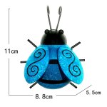 Cl�ture en m�tal imitation coccinellle de dessin anim�, cl�ture d'ext�rieur, th�me d'insecte, d�coration ...