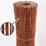 Cl�ture en osier aquagart 20m x 120cm i brise - vue en osier i brise - vue naturel pour jardins, balcons ...
