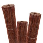 Clture en osier aquagart 50m x 80cm i brise - vue en osier i brise - vue naturel pour jardins, balcons ...