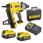 Cloueur bton et acier dewalt dcn890p2 xr 18v li - ion (2x5ah)