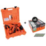 Cloueur paslode im90xi spit en mallette + batterie et chargeur + 5 packs 2, 8x70 crant�s - 054696