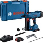 Cloueur sans - fil gnb 18v - 40 - bosch - avec 2 batteries 18v 4. 0ah - chargeur - l - boxx - 06019l7005 ...
