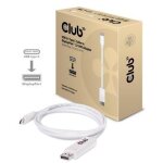 Club3d usb / displayport c�ble de raccordement [1x usb 3. 1 m�le type c - 1x displayport m�le] 1. 2 m ...