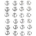 Cmjaagur - lot de 24 mini ancres en métal, décoration maritime, décoration de table plate, décoration ... Cmjaagur - lot de 24 mini ancres en métal, décoration maritime, décoration de table plate, décoration ...