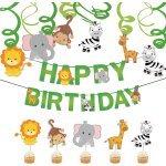 Cmjaagur - 31 pcs suspendus swirl décorations animaux de la jungle tourbillons suspendus décorations ... Cmjaagur - 31 pcs suspendus swirl décorations animaux de la jungle tourbillons suspendus décorations ...