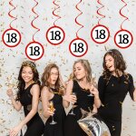 Cmjaagur - lot de 6 guirlandes décoratives pour 18e anniversaire - panneau de signalisation pour 18e ... Cmjaagur - lot de 6 guirlandes décoratives pour 18e anniversaire - panneau de signalisation pour 18e ...
