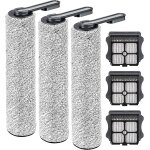 Cmjaagur - (6 pices) rouleaux de et filtres hepa de rechange compatibles avec l'aspirateur sec et humide ...