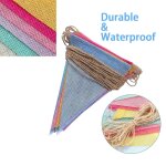Cmjaagur - lot de 72 fanions en tissu de 18 m - guirlande de fanions colorés et etanches - décoration ... Cmjaagur - lot de 72 fanions en tissu de 18 m - guirlande de fanions colorés et etanches - décoration ...