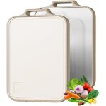 Cmjaagur - planche a découper double face en acier inoxydable 304 et polypropylène de qualité alimentaire, ... Cmjaagur - planche a découper double face en acier inoxydable 304 et polypropylène de qualité alimentaire, ...