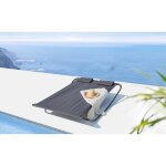 Coachella gris : lit de jardin & transat a bascule 2 personnes Coachella gris : lit de jardin & transat a bascule 2 personnes