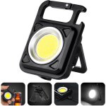 Cob lampe de travail rechargeable, 800 lumen mini portable lampe de camping, porte - clés lampe de poche ... Cob lampe de travail rechargeable, 800 lumen mini portable lampe de camping, porte - clés lampe de poche ...