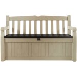 Coffre - banc de jardin bogota - 265l - 140 x 60 x 84 cm - beige Coffre - banc de jardin bogota - 265l - 140 x 60 x 84 cm - beige