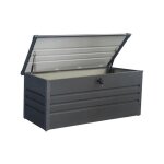 Coffre de cantine moyen pour rangement en acier 350 l - anthracite Coffre de cantine moyen pour rangement en acier 350 l - anthracite