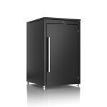 Coffre pour conteneurs a dchets - anthracite - 83, 5x76x120 - acier