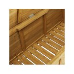 Coffre de jardin gana en bois - 125 x 60 x 54 cm - marron Coffre de jardin gana en bois - 125 x 60 x 54 cm - marron
