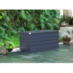 Coffre de jardin m�tal  store  - 680 l - 165 x 69 x 60 cm - gris