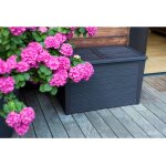 Coffre de rangement baya - 250 l - gris foncé Coffre de rangement baya - 250 l - gris foncé
