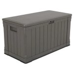 Coffre de rangement - lifetime - 127, 9 x 64 x 67, 2 cm - 439 litres - hdpe - résistant aux intempéries ... Coffre de rangement - lifetime - 127, 9 x 64 x 67, 2 cm - 439 litres - hdpe - résistant aux intempéries ...