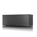 Coffre de rangement polyvalent - taille l - anthracite - 179x76, 5x68, 2 - acier