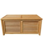 Coffre de rangement en teck batang 130 cm