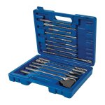 Coffret 15 forets sds et burins pour beton pierre maconnerie Coffret 15 forets sds et burins pour beton pierre maconnerie