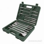 Coffret 15 pièces de forets et burins à maçonnerie sds - plus - 15 pcs Coffret 15 pièces de forets et burins à maçonnerie sds - plus - 15 pcs