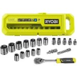 Coffret 16 douilles et accessoires ryobi - cl� 90 dents - rhrs20pc