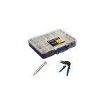 Coffret de 275 chevilles m�tallique spyder � expansion avec vis et pince � expansion md - cof002 - sp ...