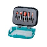 Coffret 5 fraises à rainurer wolfcraft 8753000 Ø8 mm - longueur 40 mm Coffret 5 fraises à rainurer wolfcraft 8753000 Ø8 mm - longueur 40 mm
