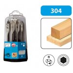 Coffret 5 m�ches � bois 235mm reflex