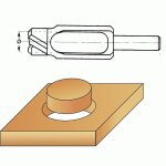 Coffret 5 meches � bouchonner acier queue 13 d. 15 / 20 / 25 / 30 / 35 leman