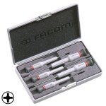 Coffret de 5 tournevis micro - tech empreinte phillips srie aefp. j1 facom