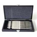 Coffret de 6 couteaux forgés laguiole Coffret de 6 couteaux forgés laguiole