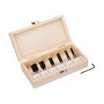 Coffret 6 fraise  rainer bois avec plaquette de carbure pour dfonceuse scid