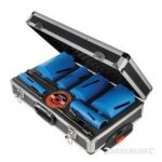 Coffret de 6 scies tr�pans diamant�es et accessoires - 38 - 127 mm