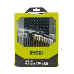Coffret 69 accessoires mixtes perage - vissage - rak69mix