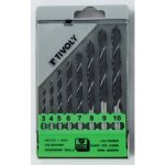 Coffret de 8 forets bois - 3 pointes - Ø 3 � 10 mm tivoly