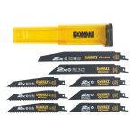 Coffret de 8 lames pour scie sabre - dewalt - dt2443l - qz