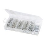 Coffret assortiment de 150 goupilles beta zinguees Coffret assortiment de 150 goupilles beta zinguees