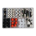 Coffret / assortiment de filtres � essence pour tron�onneuse & d�brouss�illeuses. contient 66 pi�ces. ...