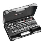 Coffret clé à cliquet + douilles 1 / 2'' facom s. 161 - 4p6pb - 26 pièces Coffret clé à cliquet + douilles 1 / 2'' facom s. 161 - 4p6pb - 26 pièces
