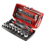 Coffret clé à cliquet étanche + douilles 1 / 4 facom rl. nano1pb 38 pièces Coffret clé à cliquet étanche + douilles 1 / 4 facom rl. nano1pb 38 pièces
