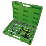 Coffret de cles a douilles 1 / 4 et 1 / 2 cotes pouces, imperiales, us