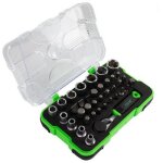 Coffret cle a douilles de 38 pieces avec cliquet mini de 1 / 4 Coffret cle a douilles de 38 pieces avec cliquet mini de 1 / 4