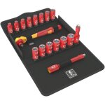 Coffret cl� + douilles wera 05004970001 m�trique 3 / 8  (10 mm)