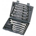 Coffret cl mixte  cliquet chromeplus 12p. 8 - 9 - 10 - 11 - 12 - 13 - 14 - 15 - 16 - 17 - 18 - 19mm ...