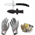 - coffret couteau  hutres et gant anti - coupures, tire - bouchon  hutres inox avec gants, classe ...