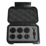Coffret de decoupe pare - choc, de 17 a 22 mm