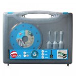 Coffret disque et trpans leman kitcar. 125 d125mm pour carrelage